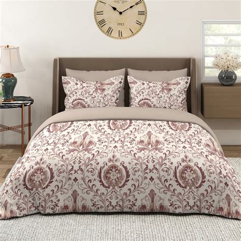 Buy LAYERS Glory Cotton 144TC Ethnic Print 3Pcs Queen Bedsheet Set from ...