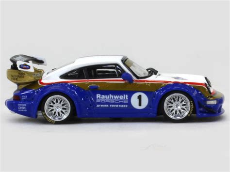 Porsche 911 964 RWB Rothmans 1:64 CM Model diecast scale model car ...