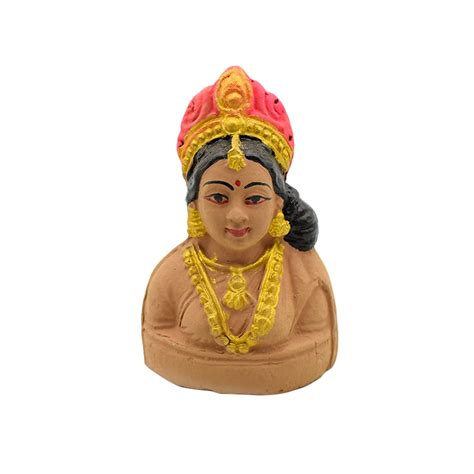 Buy Puja N Pujari Eco Friendly Clay Gowri Idol for Ganesh Chaturthi ...