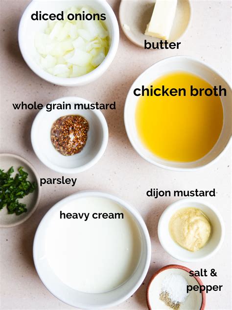 Creamy Dijon Mustard Sauce