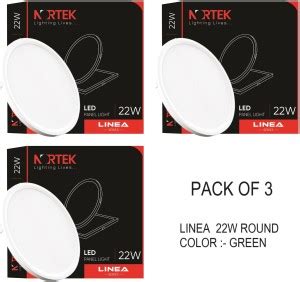 Nortek Linea 22W Round Led Panel Light Ultra Slim Design Inbuilt Driver ...