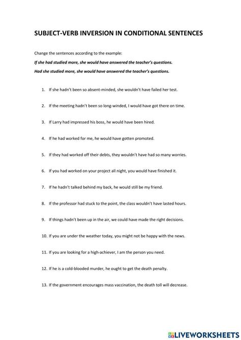 Image result for Subject Verb Inversion Examples