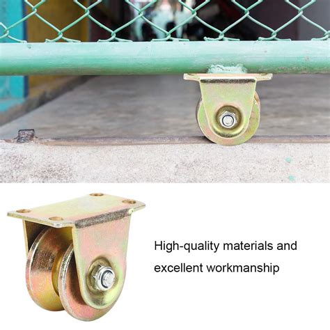 Buy V Groove Wheel, 45# Steel Sliding Door Wheels, Track Wheel Rigid ...