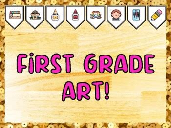 FIRST GRADE ART! Creativity, Art Bulletin Board Kit school resource by ...