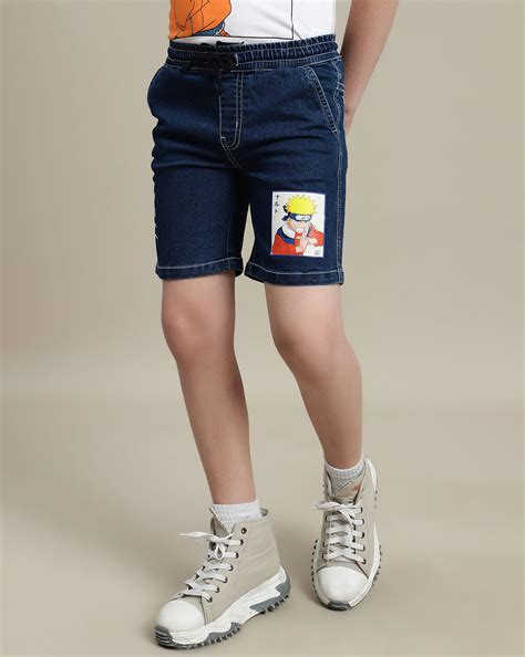 Naruto Denim Shorts For Boys – Kidsville