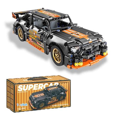 Toy Rush 1:18 Scale Pull Back Racing Car Building Block Set (422-520 ...