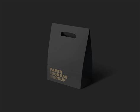Free Disposable Kraft Paper Carry Bag Mockup PSD - Good Mockups