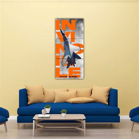 SUKHOI SU30 MKI Invincible Split Poster – Frame Kro