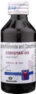 Codistar Dx Bottle Of 100ml Cough Syrup: Uses, Side Effects, Price ...
