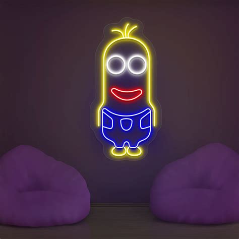 Buy Minion Neon Sign – Fun and Bright Decor for All Ages