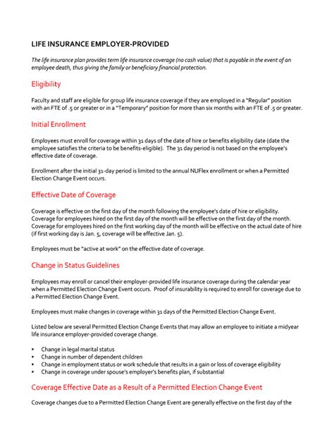 How to Select Life Insurance Coverage through Employer 的图像结果