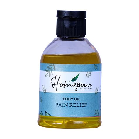 Homepour, Pain Relief Body Oil, 150ml - Handmade Body Oil : Amazon.in ...