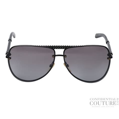 Shop Pre-Loved Bottega Veneta B.V.129/S Black Intrecciato Aviator ...