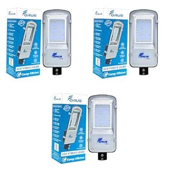 Forus LED Street Light 50W Waterproof 10 Years Warranty, Cool White ...