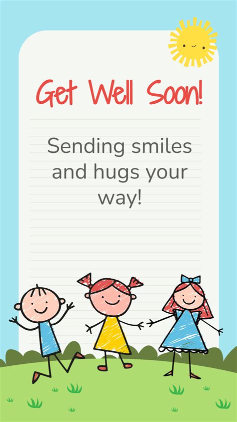Get Well Soon Cards Printable Get Well Soon Coloring Pages 15 FREE