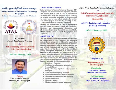 Two week ATAL FDP on Soft Computing approach towards Microwave ...