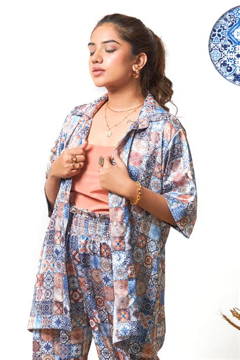Shaima printed shirt – Erum DW