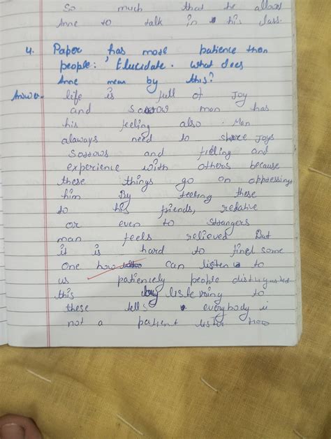 Paper has more patience than people: Elucidate. What does Anne mean by th..