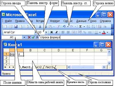 Создание новой рабочей книги в Excel