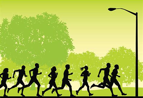 Best Cross Country Running Illustrations, Royalty-Free Vector Graphics ...