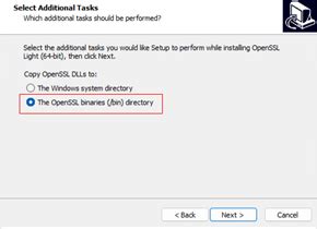 Install OpenSSL 1.1.1 on Windows