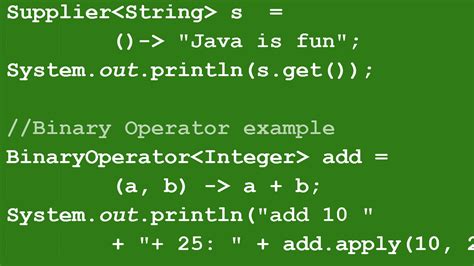 Image result for Lambda Expression Java Examples