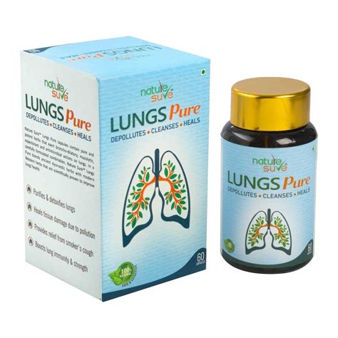 Buy Nature Sure Lungs Pure Capsules for Men & Women 1 Pack (60 Capsules ...