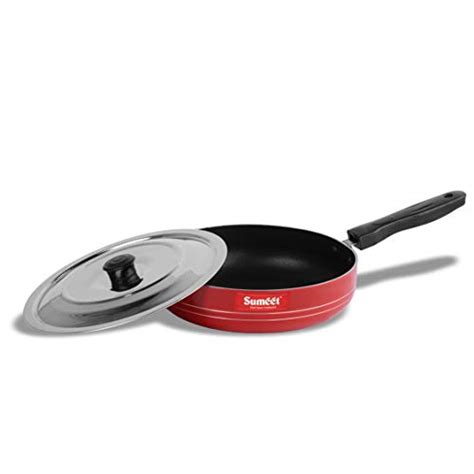Non Stick Fry Pan with Stainless Steel Lid – Sumeet Cookware
