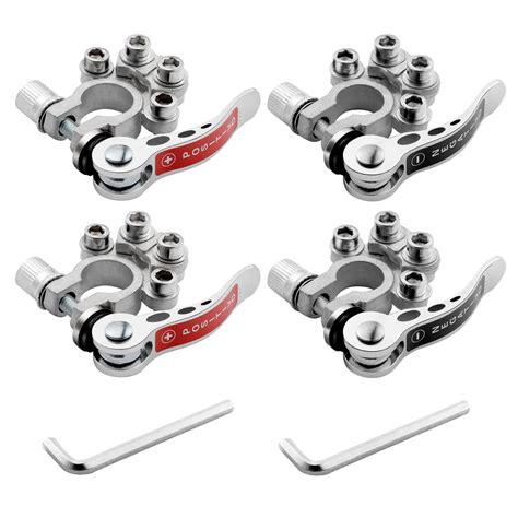 Buy 4PCS Battery Terminal Connectors Kit: Car Battery Terminal 4 Way ...
