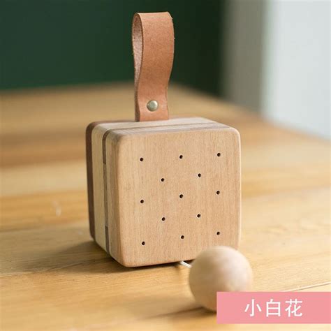 eguchi toys 江口設計 - 原木手工製音樂盒-音樂:Edelweiss《小白花》｜媽咪愛