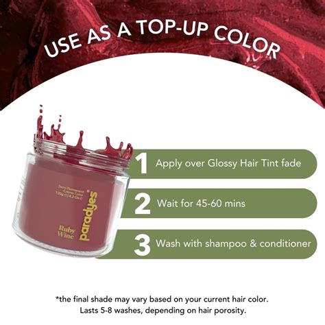 Buy Ruby Wine Hair Color Online – Paradyes