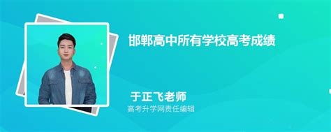 2024年邯郸各区高中学校高考成绩升学率排名一览表-大风车考试网