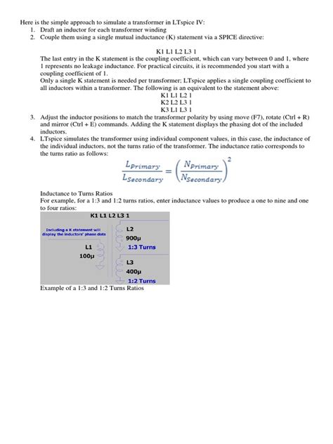 Image result for LTspice Transformer Tutorial