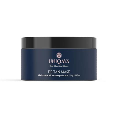 Uniqaya Radiance-Boosting De-Tan Mask with Niacinamide & Glycolic Acid ...