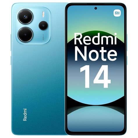 Xiaomi Redmi Note 14 Dual SIM, 256GB, 8GB RAM, 4G LTE - Ocean Blue