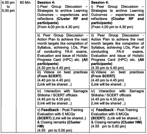 AP Cluster School Complex Meeting September 2025 Agenda -Schedule ...