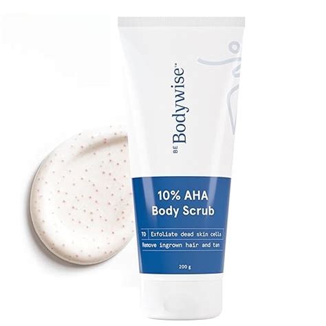 Buy Be Bodywise 10% De Tan Lactic AHA Exfoliating Body Scrub 200g | Tan ...