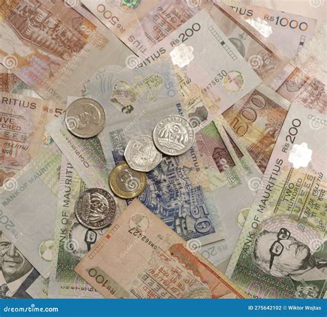 Mauritius currency stock photo. Image of africa, finance - 275642102