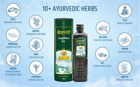 Buy KeshGange Ayurvedic Cool Oil Thanda Tel Hair Oil | Relief from ...