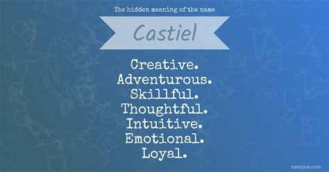 Castiel Name Text