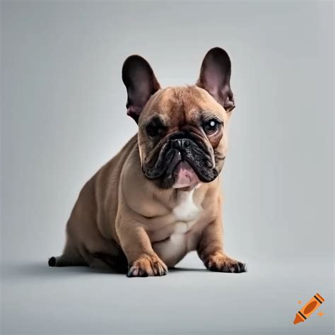 Gray French Bulldog With Blue Eyes