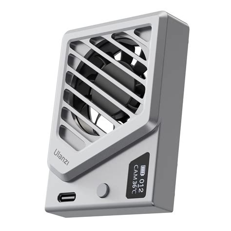 ULANZI Camera Cooling Fan Silver, Magnetic Suction Cup Mounting ...