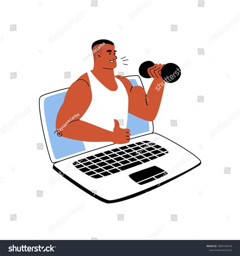 Athlete with Desktop Computer 的图像结果