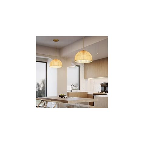 Wicker Pendant Light Rattan Hanging Pendant Light | Ubuy India