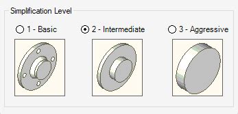 Model Simplification Settings