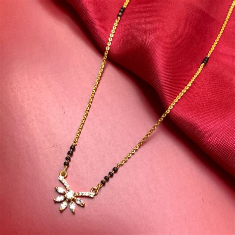 Diamond Mangalsutra Gold Plated Mangalsutra Bollywood - Etsy India