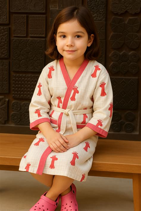 Hand Block Print - Kids Bathrobes – Simmi`s Emporium