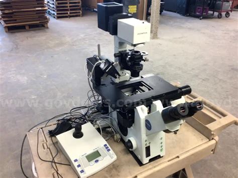 Olympus IX81 Fluorescence Microscope | GovDeals