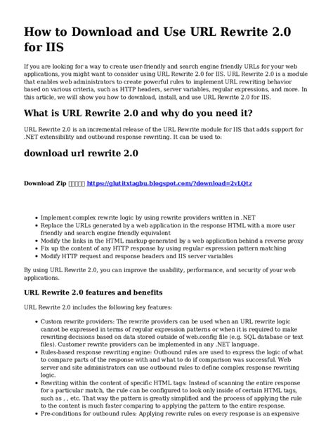 Image result for Install the IIS URL Rewrite Module