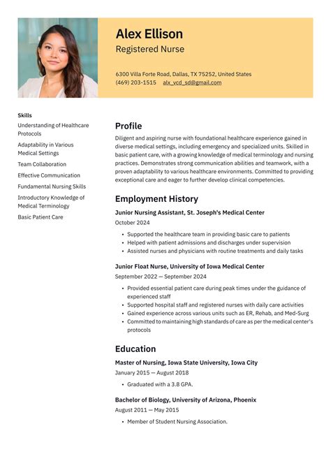 Nurse Resume Examples Templates Sample Resume For Nurses Applicants In The Philippines – Access ...